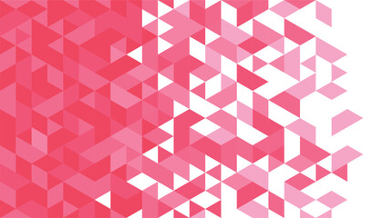 Aufkleber - Red grid mosaic background. red low poly texture wallpaper background. triangle geometrical background. polygon pattern