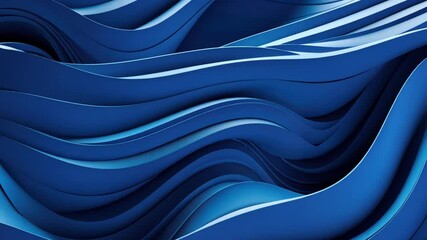 Wall Mural - abstract blue wave background