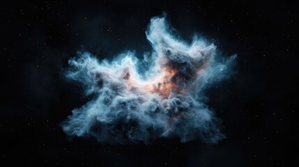 Wall Mural - abstract nebula in space. possible use space backdrop, cosmic art