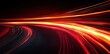 © Alina - Bright red light streaks create a dynamic sense of motion on a dark background at nighttime