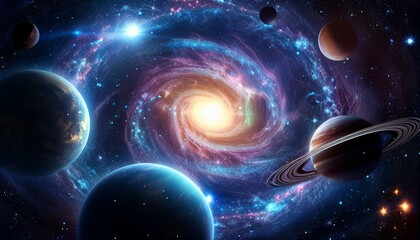planet in space