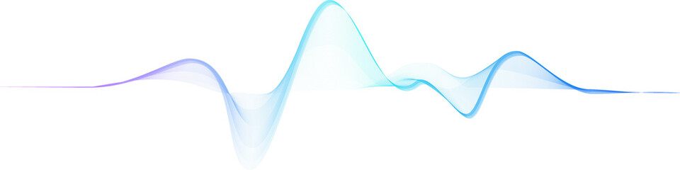 Abstract wave design. Data visualization, Cyberspace, Big data, analytics, Digital era, Information technology, Innovative concepts. Gradient wave lines for banner, presentation, template, web design