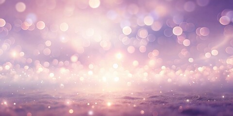 Wall Mural - enchanted glittering landscape a dreamlike scene of shimmering lights and sparkling dust