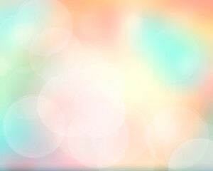 Wall Mural - colorful soft spring easter blurred background.rainbow colors glitter bokeh wallpaper.