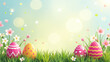© Galeno - colorful easter egg hunt game board png suitable family fun transparent background design ideal digital