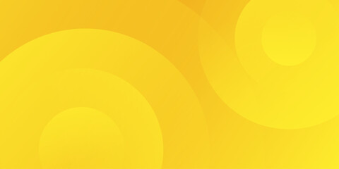 Wall Mural - abstract background yellow with dynamic circle shape elements. trendy and modern geometric gradient 