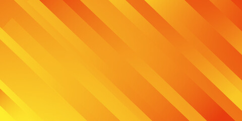 Wall Mural - gradient orange and yellow background with diagonal lines. modern abstract technology background. ve