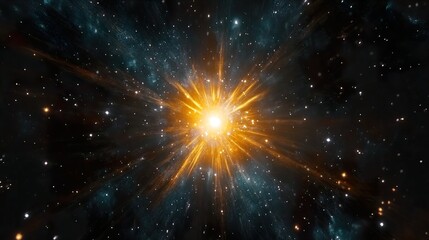 Wall Mural - dark cosmic expanse