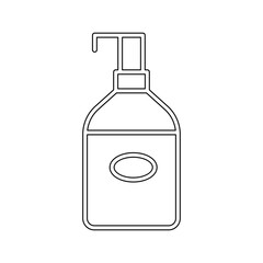 Sticker - Lotion icon in line style