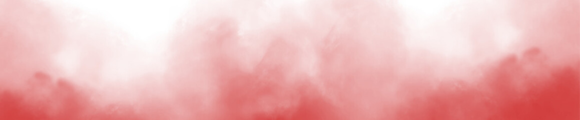 Wall Mural - png fog texture isolated on transparent background. border from smoke. design element. red vector cl