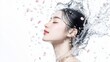 © -SAYONARA- - 透き通る美肌を演出する春の保湿とスキンケアのイメージ