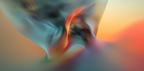 Wall Mural - vibrant abstract background image featuring a rainbow style gradient with lines, suitable for variou
