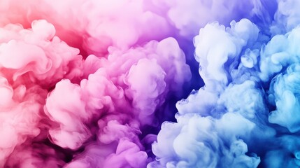 Colorful smoke background with vibrant hues creating an abstract artistic effect for creative projects