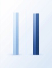 Leinwandbilder - Growth comparison chart showing low sales followed by exponential increase in performance across a defined period. Generative AI
