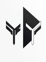 Aufkleber - Comparison of outdated logo and modern sleek redesign showcasing branding evolution. Generative AI