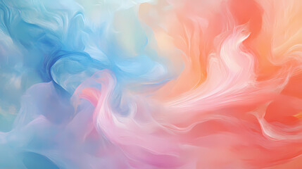 Wall Mural - abstract dreamscape vibrant colors