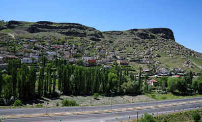 Wall Mural - A landscape view from Gore Town in Nevsehir, Turkey