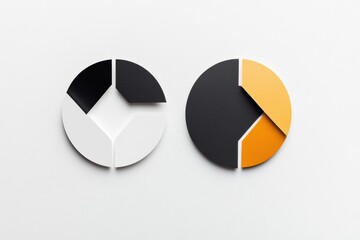 Aufkleber - Comparison of outdated logo and sleek redesigned logo showcasing a modern branding concept. Generative AI