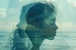 © Vera - The photo idea is to capture the concept of bipolar mental disorder through a double exposure image of two silhouettes of a female head, representing two distinct personalities or moods