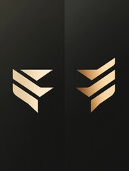 Aufkleber - Comparison of outdated logo and modern sleek redesigned logo showcasing branding evolution. Generative AI