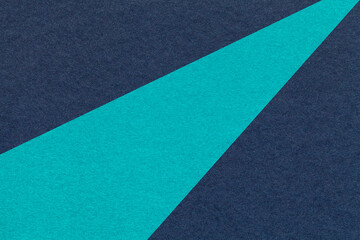 texture old craft navy blue and turquoise paper background, macro. structure vintage abstract ultram