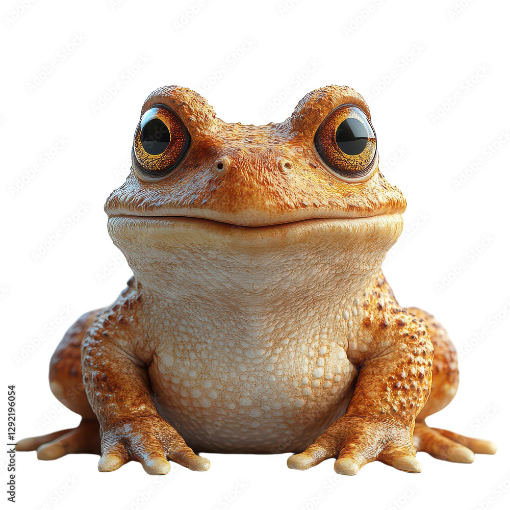 Cane Toad isolated on transparent png background Stock Illustration ...