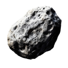 Wall Mural - asteroid isolated on transparent background cutout