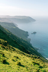 The cliffs of Herbeira are the cliffs with the highest elevation above sea level in continental Europe, with 613 meters high above sea level.