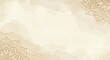 © Miftakhul - Delicate Mandala Watercolor Background Elegant Design Beige Tones