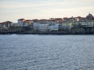 Poster - Street and houses at old town of Sozopol, Bulgaria