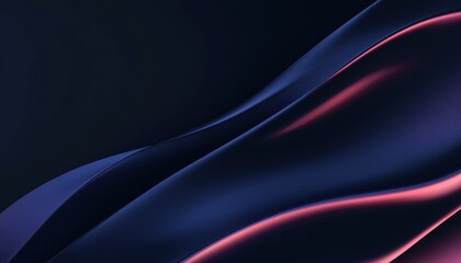 Wall Mural - Abstract Dark Blue and Pink Waves Background Texture