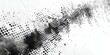 © detiyy - Halftone Pattern with Ink Splatter on White Background for Texture