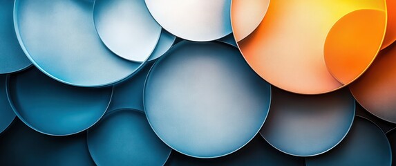 Aufkleber - Futuristic Abstract Geometric Design Minimalist Engineering Technology Illustration Background