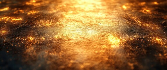 Poster - Elegant Gold Foil Background Gradient Texture for Luxury Wallpaper and Modern Graphic Design