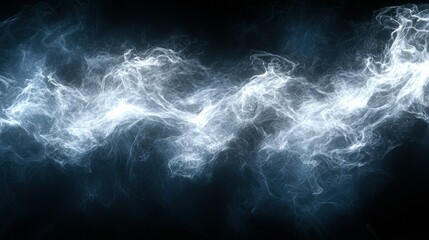 Poster - Abstract energy flow in dark background