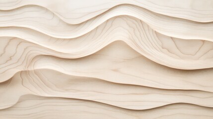 Poster - Abstract Wooden Waves Textured Background