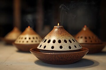 Sticker - Elegant Ceramic Incense Burner for Relaxation