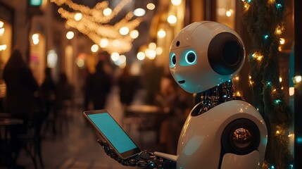 old fashioned robot, vintage car engine, robot on the floor, traffic light on the road, robot in action, 8k image