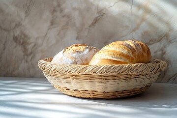 Sticker - Artisan Breads in a Wicker Basket