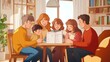 © MutshI - A family reviewing a carbon monoxide safety checklist together. Featuring family safety and education