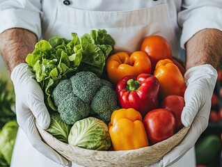 Harvesting fresh vegetables local market food photography natural light close-up healthy eating inspiration