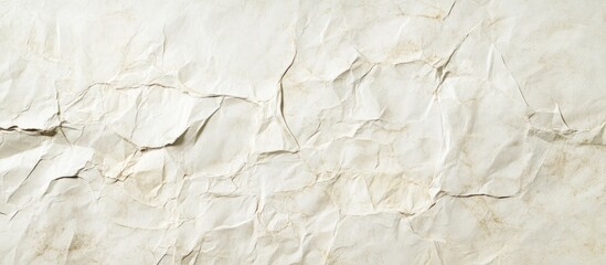 Aufkleber - Crinkled vintage paper background in soft cream tones, featuring random texture variations and subtle shadows for a retro aesthetic.