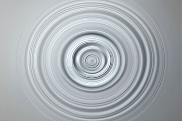 Wall Mural - abstract ripples in metallic tones on a soft gradient background.
