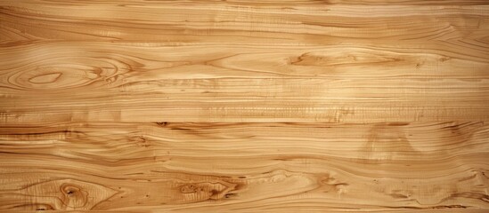 Leinwandbilder - Light brown maple hardwood texture with subtle grain patterns, creating ample negative space for design projects and copy space on a smooth surface.