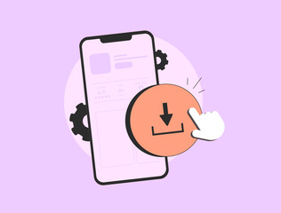 Wall Mural - boost app downloads with aso strategies, including keyword optimization, high-quality visuals and us