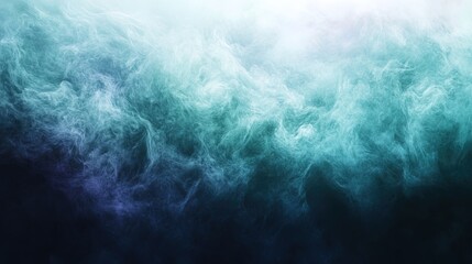 Wall Mural - abstract nebula with subtle color transitions, from teal to purple, creating a calm, mysterious look