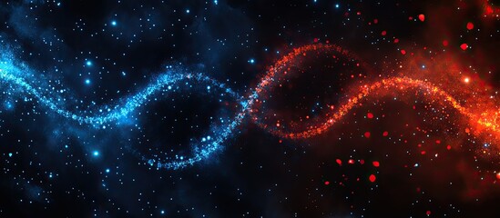 Wall Mural - Cosmic Infinity Symbol in Space