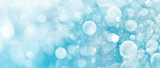 A blue background with many small circles