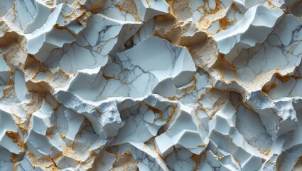 Wall Mural - elegant white marble texture background featuring intricate natural patterns, ideal for interior des