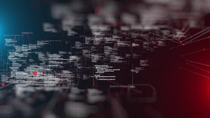 Wall Mural - cloud computing system storage analytics data modeling